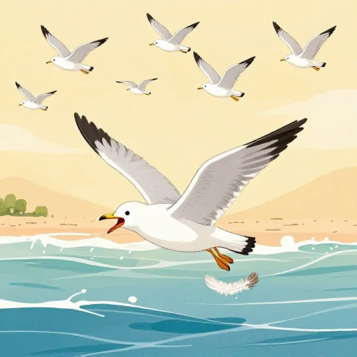 用于理解“海鸥”的词典插图