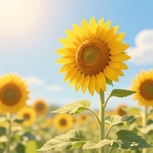 用于理解“sunflower”的词典插图