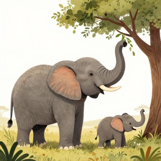 用于理解“elephant”的词典插图